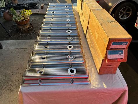 Nos 1970 Corvette Lt 1 Valve Covers Lhrh 1969 1973 Z28 Beautiful Condition For Sale Emgcartech