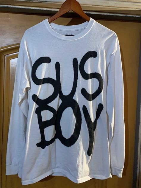 Sus Boy Sus Boy White Graffiti Long Sleeve Gem