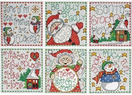 Design Works Merry Stitchmas Christmas Cross Stitch Kit 1698