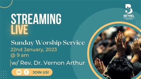 Sunday Morning Worship Service January 22 2023 Youtube