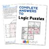 Logic Puzzles Answers From Aha Puzzles Aha Printables