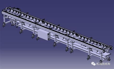 【工程机械】roller Conveyor Line辊道输送线3d图纸 Stp格式 Solidworks 仿真秀干货文章