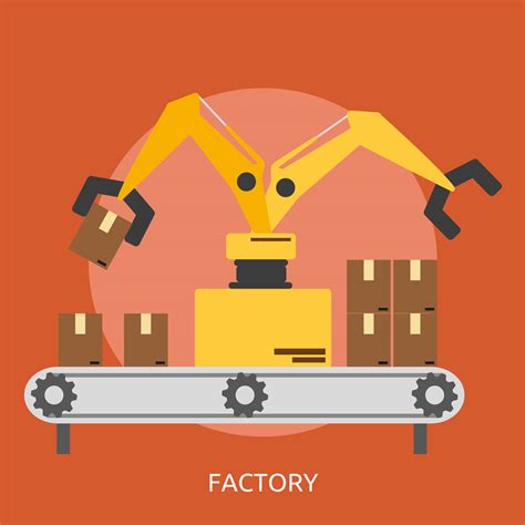 Factory Conceptual illustration Design 437181 Vector Art at Vecteezy