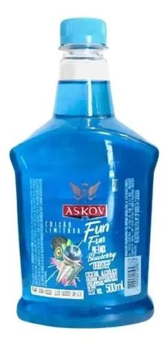 Bebida Vodka Askov Fun Fun 500ml Sabores 12 Unidades Parcelamento Sem