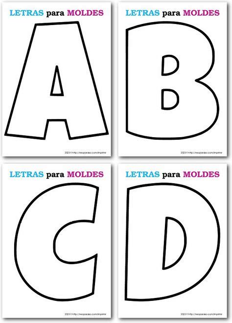 Moldes De Letras En Foami Para Imprimir