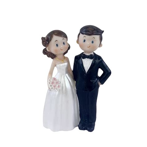 Buy Cake Topper Wedding Couples Toys Doll Mr and Mrs Cake Topper Anime Couples Anime Bride And ...