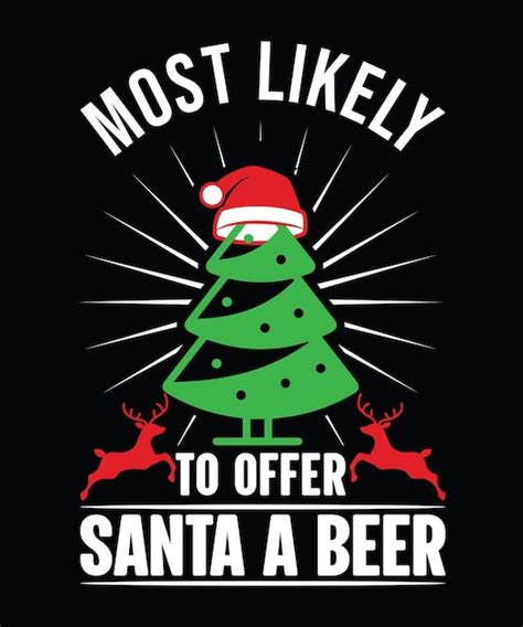 Premium Vector Christmas Funny Vector Tshirt