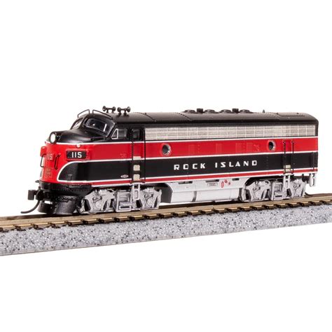 Broadway Limited Paragon 4 N F7A Rock Island W DCC Sound Spring