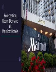 Da Chapter Assignment Marriott Rooms Forecasting Week Day