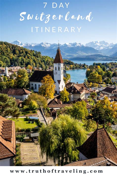 7 Day Switzerland Itinerary Artofit