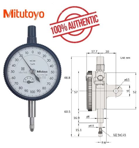 Mitutoyo Dial Indicator 2109a 10 Lazada