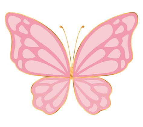 Lindo Diseño De Vector De Mariposa Rosa 4063477 Vector En Vecteezy
