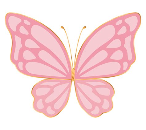 Lindo Dise O De Vector De Mariposa Rosa Vector En Vecteezy