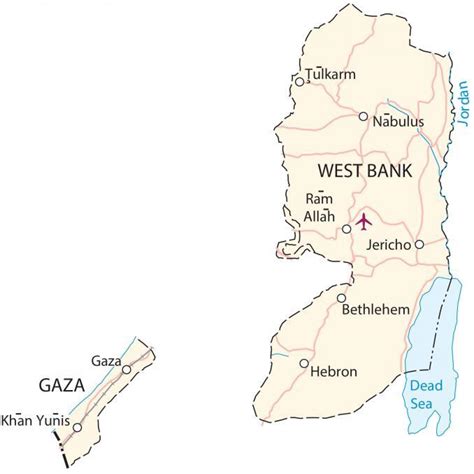 State of Palestine Map - GIS Geography