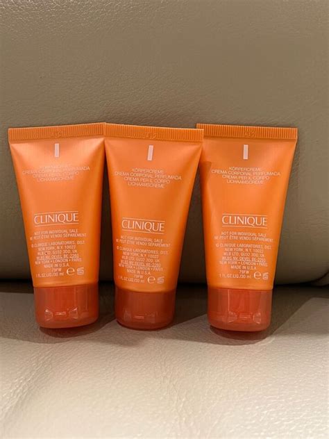 X Clinique Happy Body Cream Oz Ml Each Oz Ml Total Travel