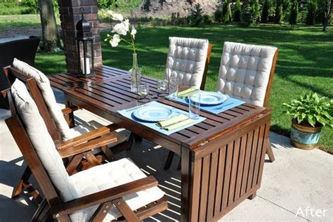 Ikea Wood Patio Table Set Patio Ideas