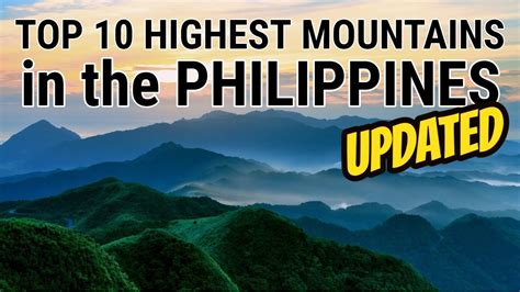 Top 10 Highest Mountains In The Philippines, 54% OFF