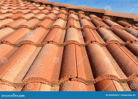 Spanish Tile Roof Stock Photo - Image: 43496445