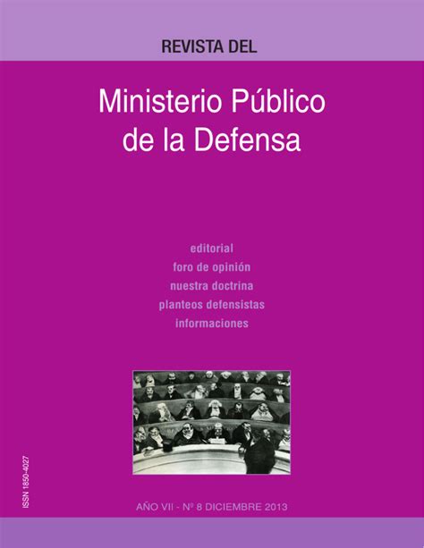 revista del Ministerio Público de la Defensa