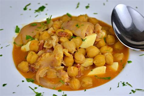 Garbanzos Con Manitas De Cerdo 1 Receta De Cocina Familiar