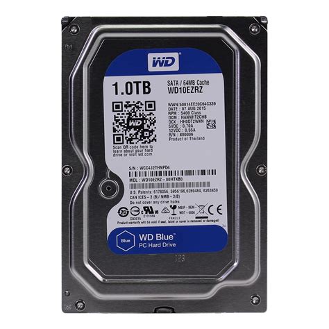 ᐉ Жорсткий диск Western Digital Blue SATA3 64 MB 5400 rpm 3 5 1 TB