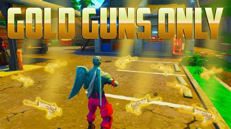 New Gold Legendary Guns Only In Solid Gold Fortnite Battle Royale