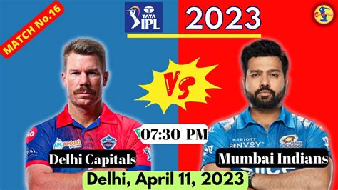 Ipl 2023 Data Visualisation Of Match 16 Dc Vs Mi Ipl2023