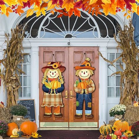 Amazon Barydat 2 Pcs Fall Welcome Sign For Front Porch Fall