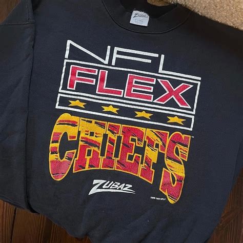 Vintage 1993 Kansas City Chiefs Zubaz Crewneck Size Xl Etsy