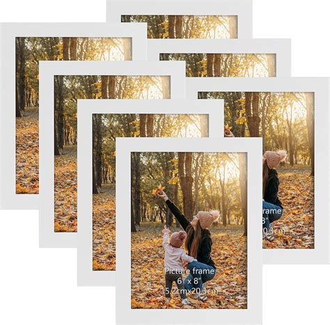 Exyglo X Photo Frames Set Of White Picture Frame X For Wall And