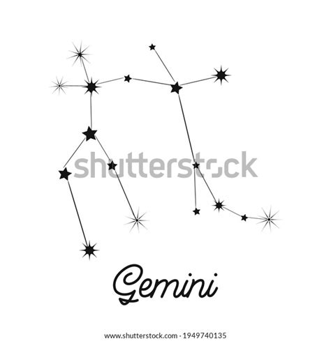 Zodiac Sign Form Constellation Sky Stars Stock Vector Royalty Free 1949740135 Shutterstock