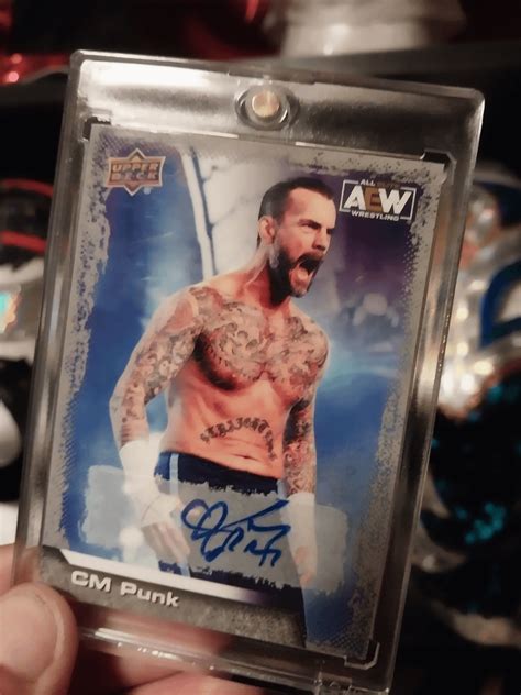 CM Punk signed card for sale : r/cmpunk