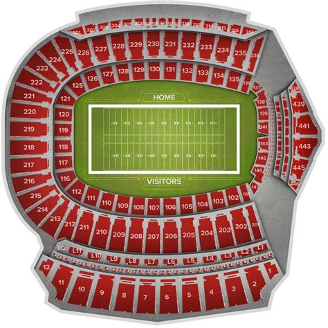 Cardinal Football Stadium Seating Chart