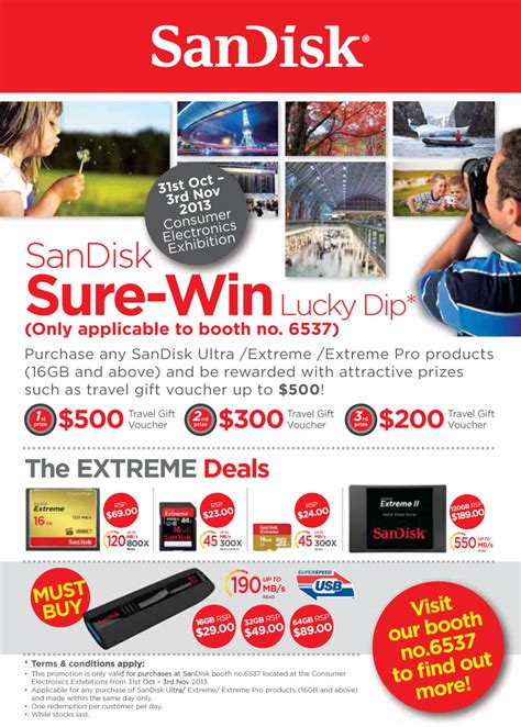 SanDisk Brochures From CEE Singapore On Tech Show Portal HardwareZone