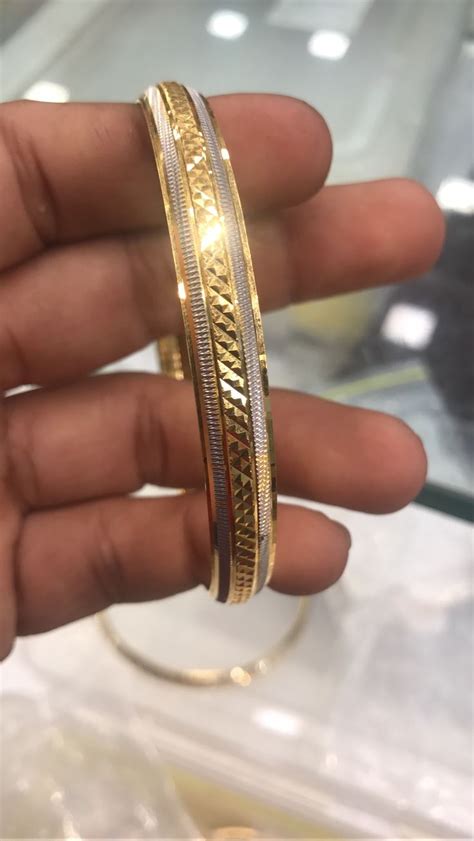 Kada Sardar PREMRAJ SHANTILAL JAIN JEWELLERS Mens Bracelet Gold