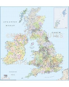 Vector Uk Ireland County Maps In Illustrator Ai Cs And Pdf Digital