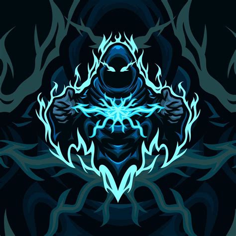 Reaper masscot logo esport vector 5166200 Vector Art at Vecteezy