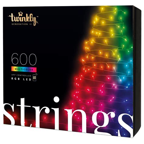 Twinkly Strings App Controlled Led Christmas Lights With Rgb