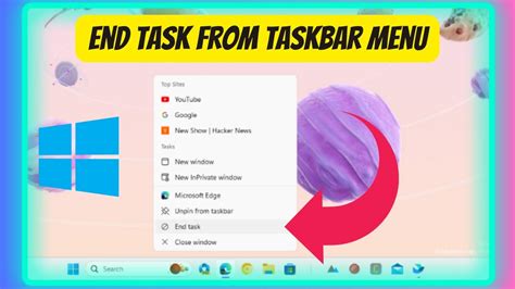 How To Enable The End Task Option In The Windows 11 Taskbar Menu 2023