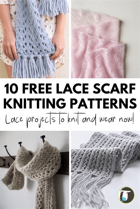 10 Lace Scarf Free Knitting Patterns — Blognobleknits