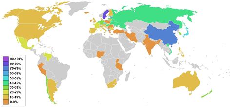 Irreligion Statistics By Country - MapSof.net