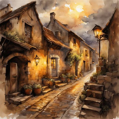 Old village I. by Gerousia59 on DeviantArt