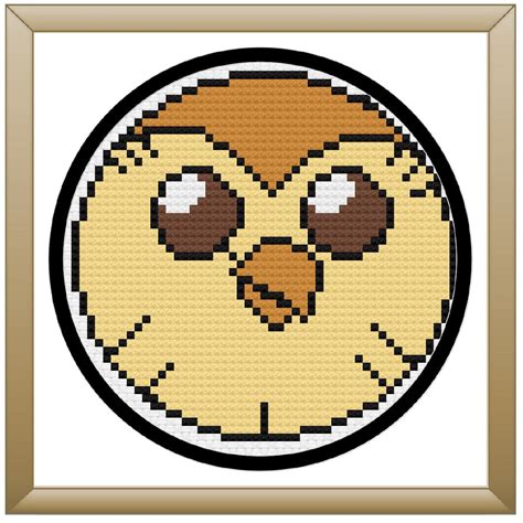 The Owl House Hooty Owl Cross Stitch Pattern Pdf Instant Etsy