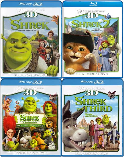 Shrek Shrek Shrek The Third Shrek Forever After D Blu Ray