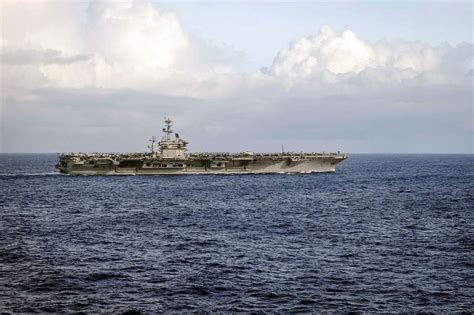 The Aircraft Carrier Uss Nimitz Cvn Transits The Nara Dvids