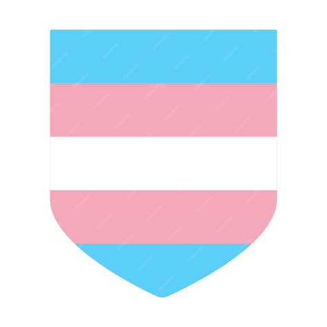 Premium Vector Transgender Pride Flag In Shape Trans Pride Flag