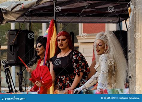 LGBT Oriented People Take Part In Gay Pride Parade March In Support Of