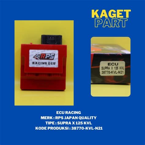 Jual Ecu Racing Merk Rps Tipe Supra X Kvl Kvl N