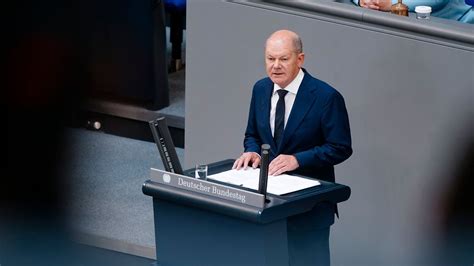 Government statement by the Federal Chancellor in the Bundestag ...