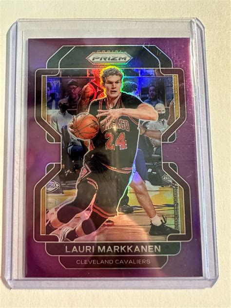 K Panini Prizm Prizms Purple Lauri Markkanen